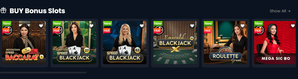 buy bonus slots